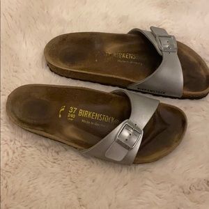Birkenstock Madrid in Silver